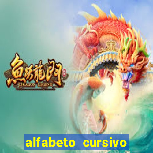 alfabeto cursivo pontilhado para imprimir pdf